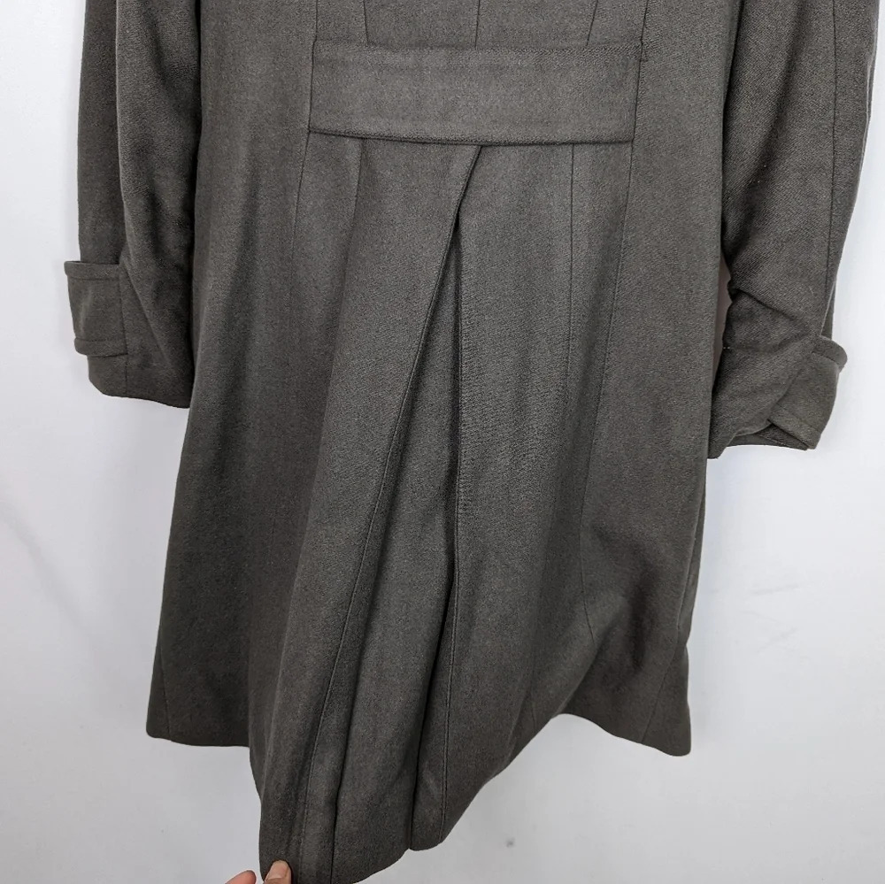 Zara Basic Double Breasted Wool Classic Military … - image 6